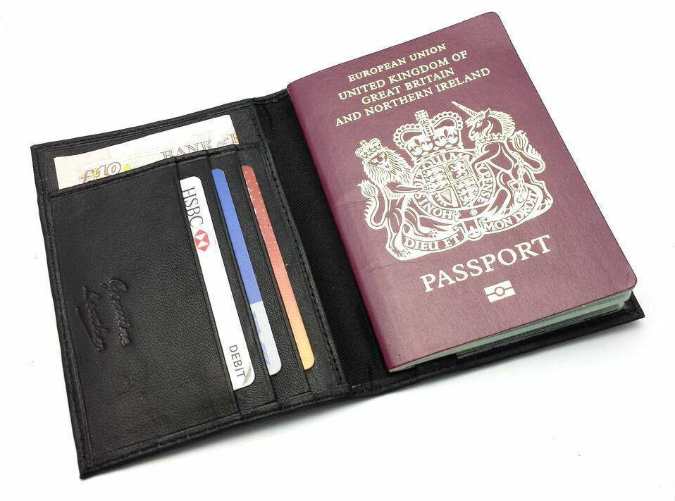 Calfnero Genuine Leather Passport Wallet-Passport Holder (P10